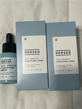 Versed Just Breathe Clarifying Serum — NEW Two Bottles